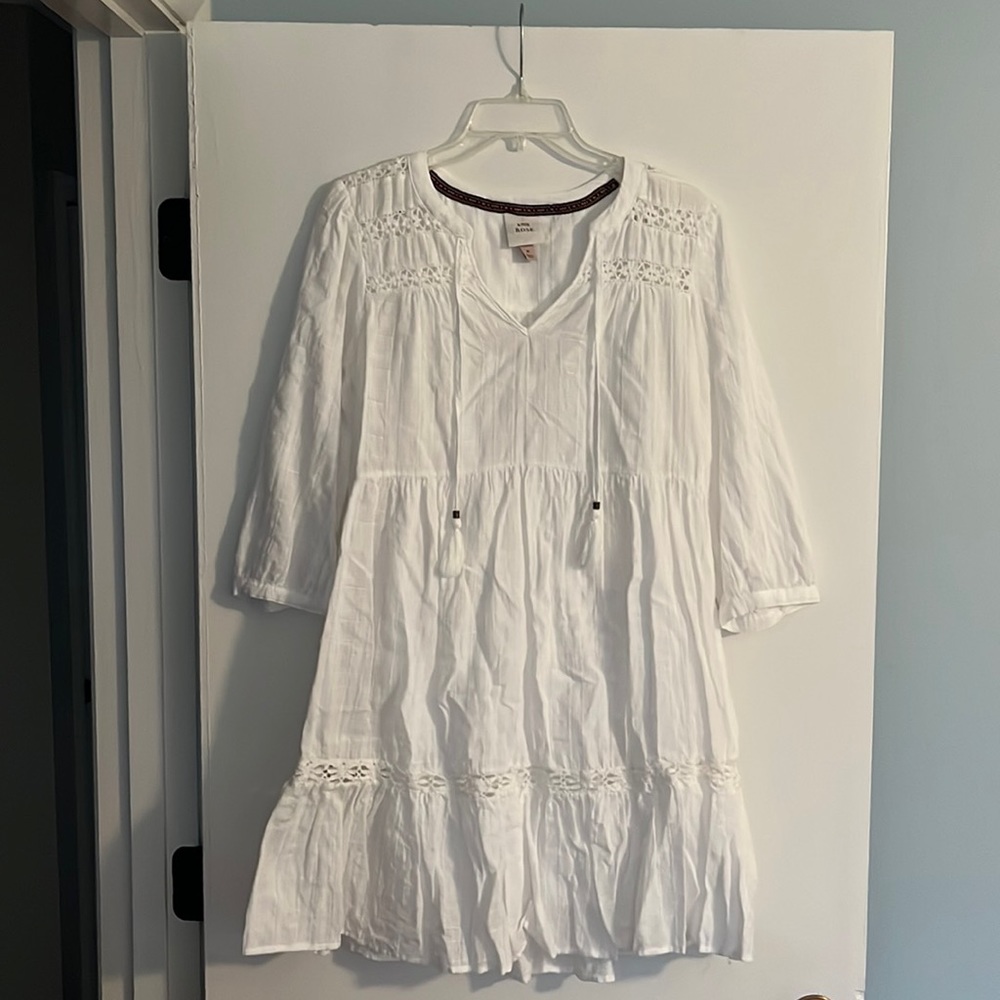 White dress from Knox Rose